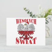 ウェストリチスワットポーランドクリスマスイーグルサンタハット シーズンカード (スタンド正面)