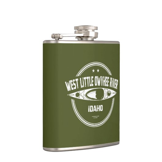ウェストリトルオウィヒ川アイダホカヤック フラスク (右)