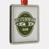 ウェストリトルオウィヒ川アイダホカヤック メタルオーナメント (右)