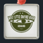 ウェストリトルオウィヒ川アイダホカヤック メタルオーナメント<br><div class="desc">オレゴン州の西リトル・オワイヒ川は、ネバダ州マクダーミットのコミュニティの近くのネバダとオレゴン州の近くのオワイヒ川の支流である。長さ約57マイル(91.7km)の川は、ディアフラットによって東に流れ、ルーズキャニオンに注ぐ。</div>