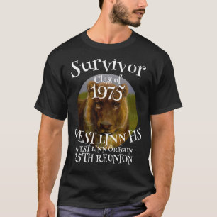 ウェストリン高校同窓会テンプレートジャージ2045 Tシャツ