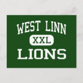 ウェストリン – ライオンズ – 高校 – ウェストリンオレゴン ポストカード (正面)