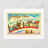 ウェストリーロードアイランドRIヴィンテージトラベル土産 ポストカード (正面)