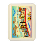 ウェストリーロードアイランドRIヴィンテージトラベル土産 マグネット (縦)