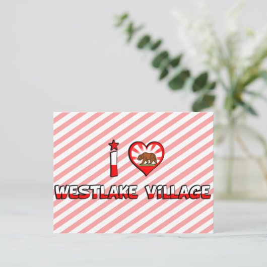 ウェストレイクビレッジ、カリフォルニア ポストカード (スタンド正面)