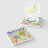 ウェストロサンゼルスバケーションターゲットコースター ストーンコースター (横)