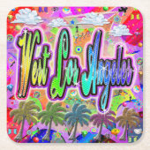 ウェストロサンゼルスビスタエクスプレスコースター スクエアペーパーコースター (正面)