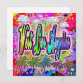 ウェストロサンゼルスビスタ表現ホリデーカード シーズンカード (正面/裏面)