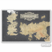 ウェストロスの地図 シール (正面)