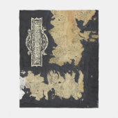 ウェストロスの地図 フリースブランケット (正面)