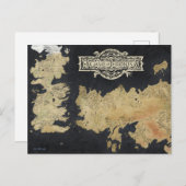 ウェストロスの地図 ポストカード (正面/裏面)