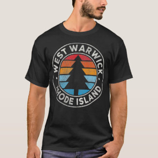 ウェストワーウィックロードアイランドRIヴィンテージグラフィックレトロ Tシャツ