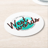 ウェストワーズセット紙コースター ラウンドペーパーコースター (アングル)