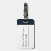 ウェストワールド |アンドロイドスケルトンのロゴ ラゲッジタグ (裏面縦)