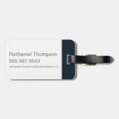 ウェストワールド |アンドロイドスケルトンのロゴ ラゲッジタグ (裏面横)