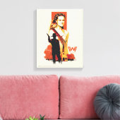 ウェストワールド |ホワイトチャーチのワイアット&マン キャンバスプリント (インサイチュ (リビング))