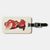 ウェストワールド |メイヴ&ヘクトール・ステンシルポートレート ラゲッジタグ (正面横)