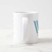 ウェストワールド | "暴力的な喜び"タイポグラフィ引用文 ジャンボコーヒーマグカップ (裏面)