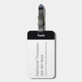 ウェストワールド | "暴力的な喜び"タイポグラフィ引用文 ラゲッジタグ (裏面縦)