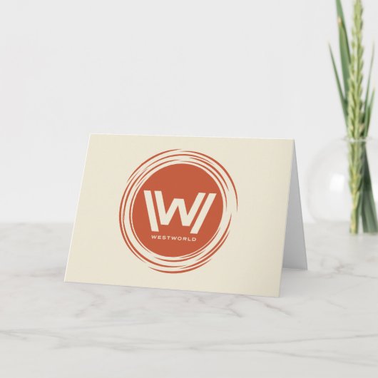 ウェストワールド |様式化されたSunロゴ カード (正面)