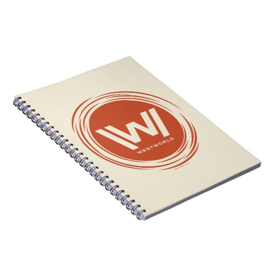 ウェストワールド |様式化されたSunロゴ ノートブック (右側)