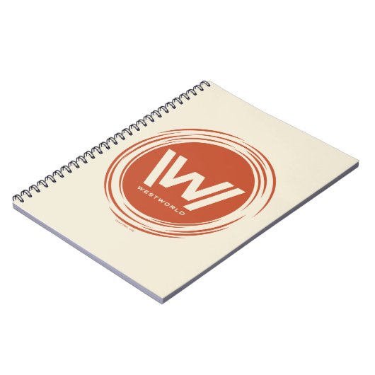ウェストワールド |様式化されたSunロゴ ノートブック (左側)