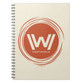 ウェストワールド |様式化されたSunロゴ ノートブック (正面)