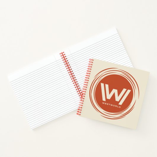 ウェストワールド |様式化されたSunロゴ ノートブック (内部)