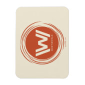 ウェストワールド |様式化されたSunロゴ マグネット (縦)