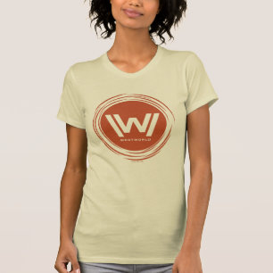 ウェストワールド 様式化されたSunロゴ Tシャツ