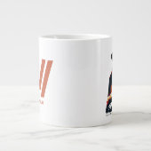 ウェストワールド |黒い砂漠のシルエットの男 ジャンボコーヒーマグカップ (正面)