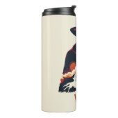 ウェストワールド |黒い砂漠のシルエットの男 タンブラー (回転左)