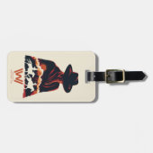 ウェストワールド |黒い砂漠のシルエットの男 ラゲッジタグ (正面横)