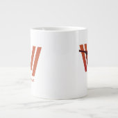 ウェストワールド | Wyatt With Rifel Over Logo ジャンボコーヒーマグカップ (正面)