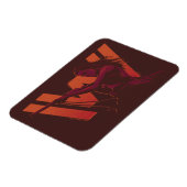 ウェストワールド | Wyatt With Rifel Over Logo マグネット (左側)