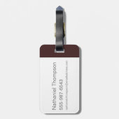 ウェストワールド | Wyatt With Rifel Over Logo ラゲッジタグ (裏面縦)