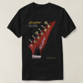 ウェストンギタートレヴェル・ラビンのシグネチャーヘッドストックl tシャツ (デザイン正面)