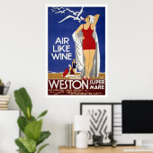ウェストンマーレすごいヴィンテージ旅行ポスター ポスター (ホームオフィス)