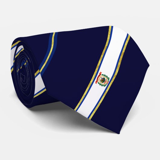 ウェストヴァージニアのストライプな旗 ネクタイ (ロール)