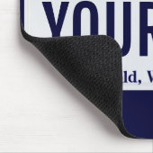 ウェストヴァージニアのナンバープレートのマウスパッド マウスパッド (コーナー)