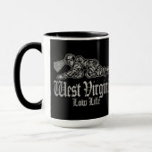 ウェストヴァージニアの低い生命 マグカップ (左)