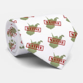 ウェストヴァージニアの地図を持つウェストヴァージニアの先住民 ネクタイ (ロール)