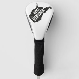 ウェストヴァージニアの家のヴィンテージの動揺してな地図 ゴルフヘッドカバー