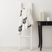 ウェストヴァージニアの家のヴィンテージの動揺してな地図 シェルパブランケット (インサイチュ)