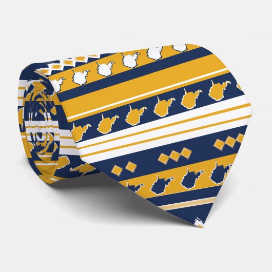 ウェストヴァージニアの州のプライドのタイ ネクタイ (ロール)