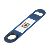 ウェストヴァージニアの州の旗のデザイン スピード栓抜き (裏面アングル)