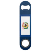 ウェストヴァージニアの州の旗のデザイン スピード栓抜き (正面)