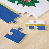 ウェストヴァージニアの旗 ジグソーパズル (側面)