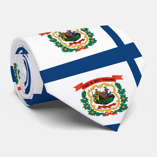 ウェストヴァージニアの旗 ネクタイ (ロール)