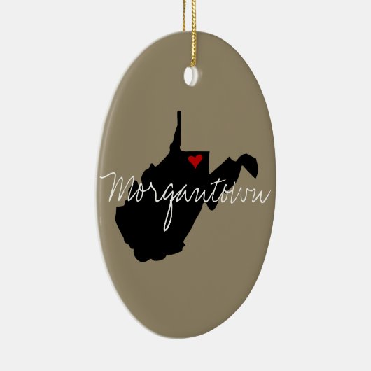 ウェストヴァージニアの町 セラミックオーナメント (右)